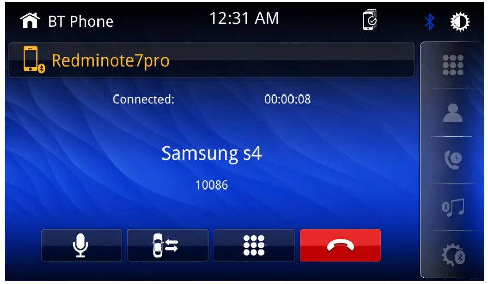 Making and Ending a Call