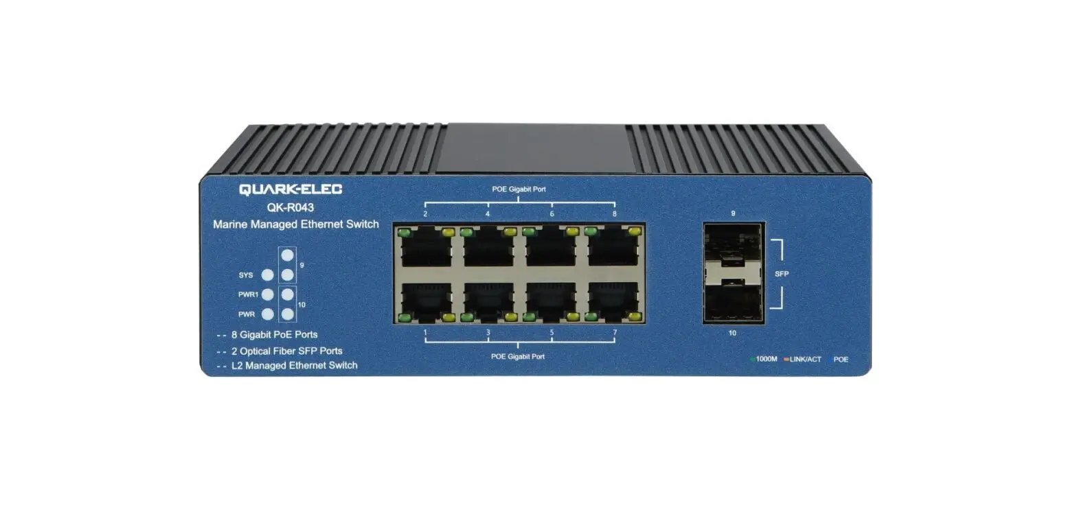 Quark-elec R043 Managed Marine Ethernet Switch User Guide Quark-elec R043 Managed Marine Ethernet Switch User Guide