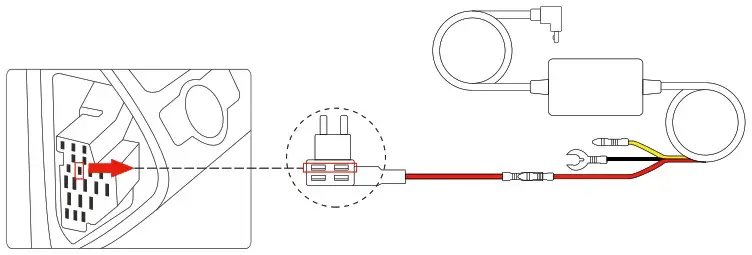 AZDOME JYX05 Dash Cam Hardwire Kit - INSTALLATION 4