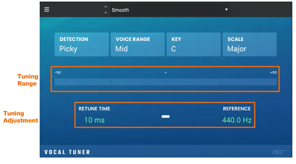 air Vocal FX Collection - AIR Vocal Tuner