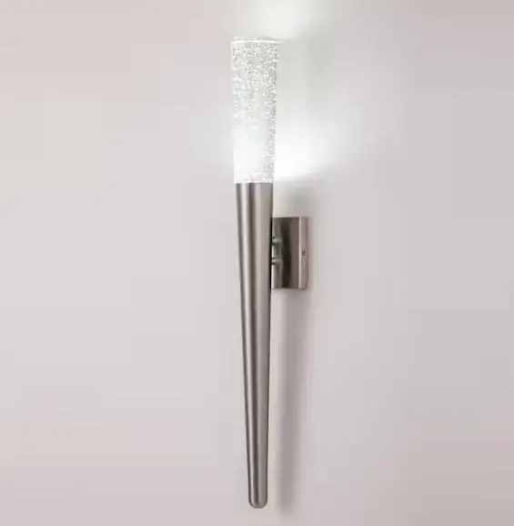 Laplusbell LA2235-W Wall Torch Light with Bubble Crystal