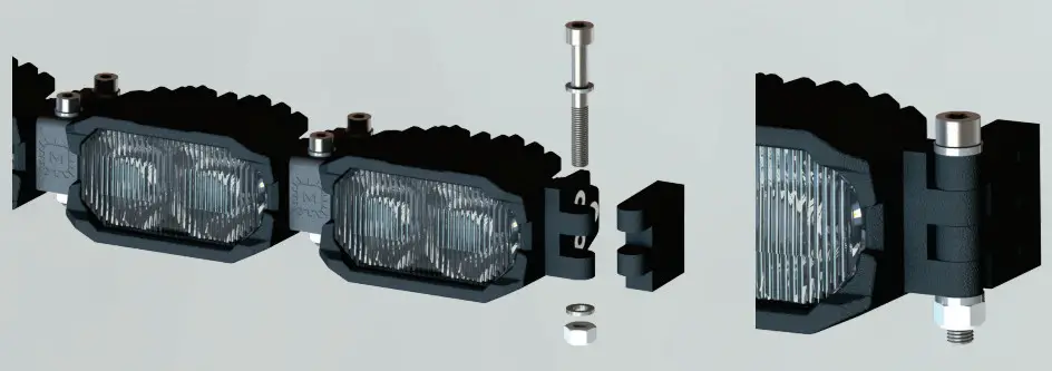 MORIMOTO 2Banger Pod Single Row Light Bar - fig 7