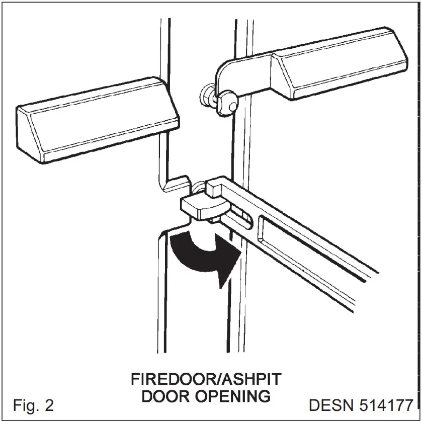 RAYBURN 200SFW 212SFW Solid Fuel Cooker - FIGURE 2