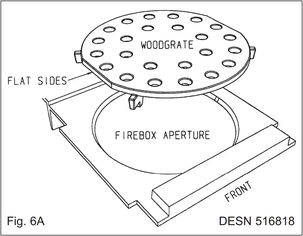 RAYBURN 200SFW 212SFW Solid Fuel Cooker - FIGURE 7