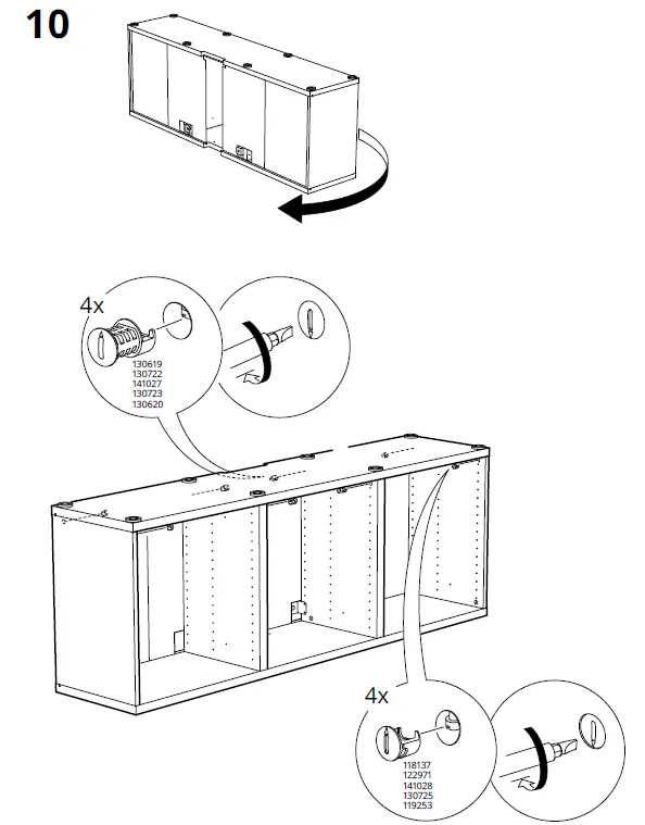 IKEA 194.071.94 BESTÅ TV Bench 9