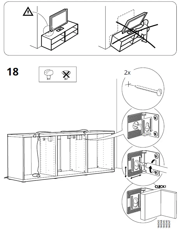 IKEA 194.071.94 BESTÅ TV Bench 16