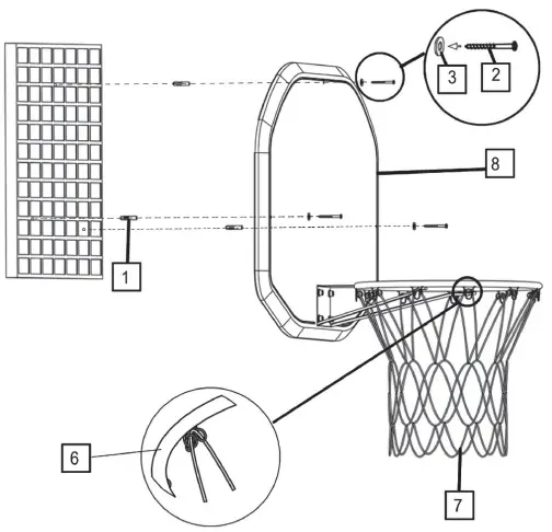 SPORTNOW-A61-043V00BK-Wall-Mounted-Basketball-Hoop-fig-4