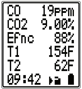 UEi C165+ Residential Commercial Combustion Analyzer - ANALYZER OVERVIEW 10