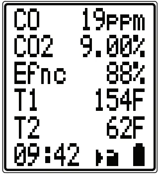 UEi C165+ Residential Commercial Combustion Analyzer - ANALYZER OVERVIEW 12