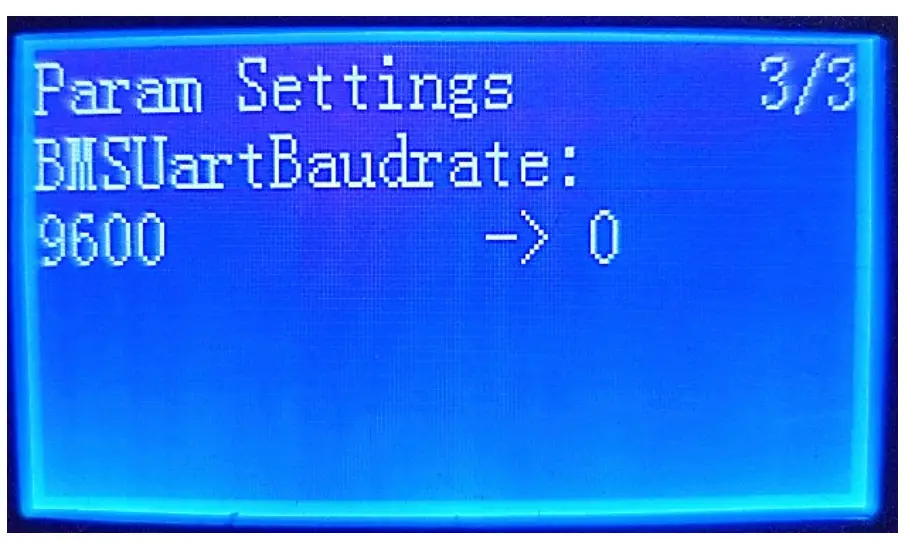 Parameter Settings
