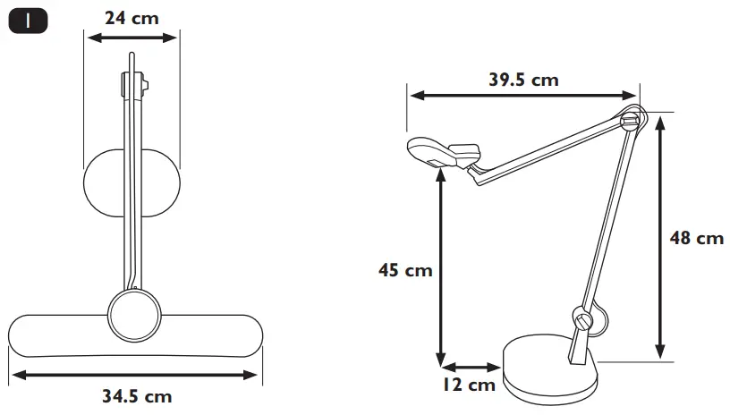 BenQ AR19 D WiT MindDuo e Reading Lamp - Specifications