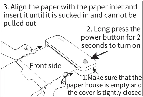 Pikdik PD A4 PeriPage Mini Printer - Loading Paper