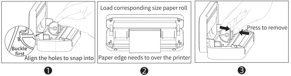 Pikdik PD A4 PeriPage Mini Printer - Paper Holder