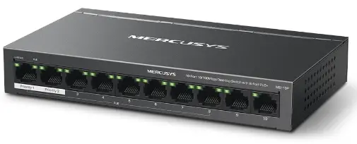 MERCUSYS MS110P PoE Desktop Switch - fig