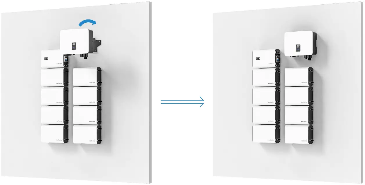 WATTSONIC Li HV High Voltage Single Phase All In One ESS - Back sheet positioning 3