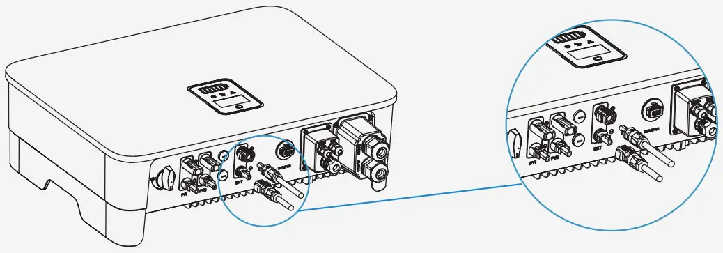 WATTSONIC Li HV High Voltage Single Phase All In One ESS - DC connector assembly 10