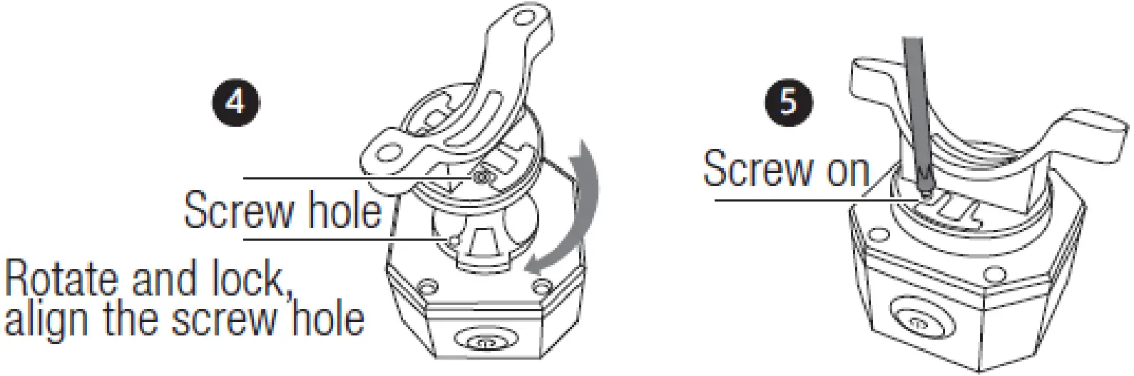 Attaching the bracket