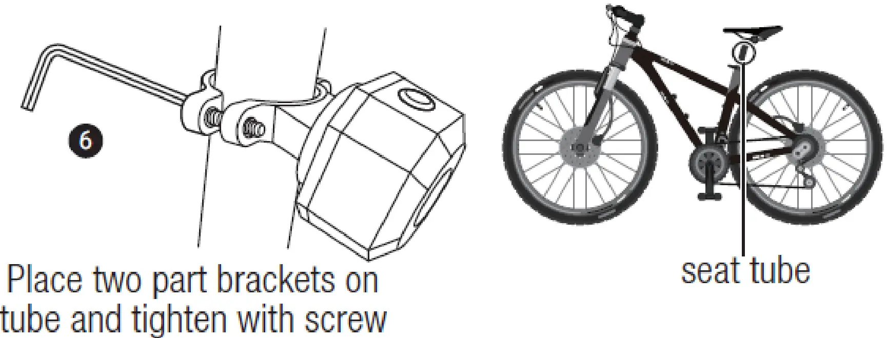 Attaching the bracket