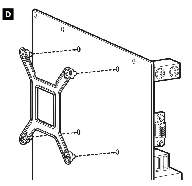 CORSAIR iCUE H100i Series Elite Capellix XT Liquid CPU Cooler - BACKPLATE