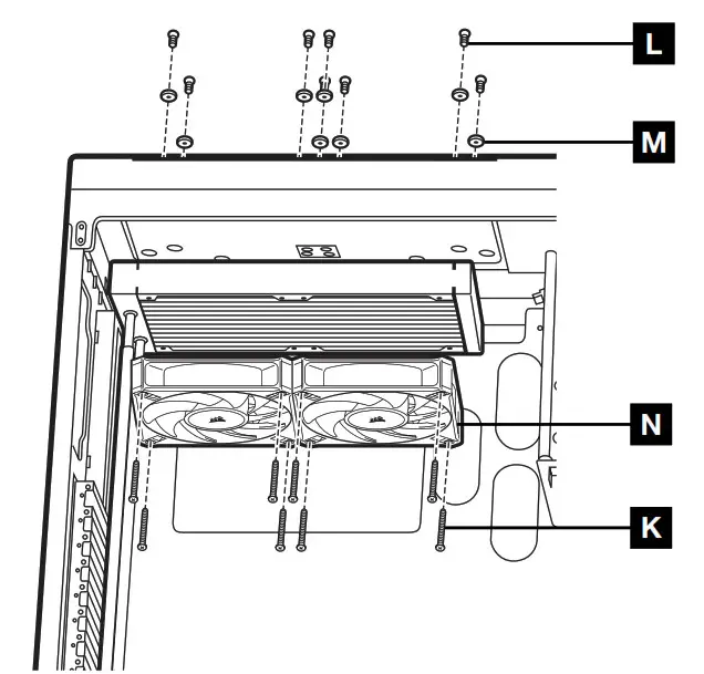 CORSAIR iCUE H100i Series Elite Capellix XT Liquid CPU Cooler - RADIATOR