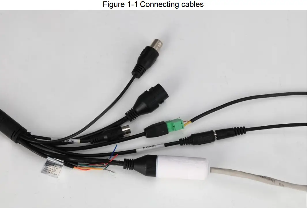 dahua IPC HFW1439S1 LED S4 Bullet IP Camera - Connecting cables