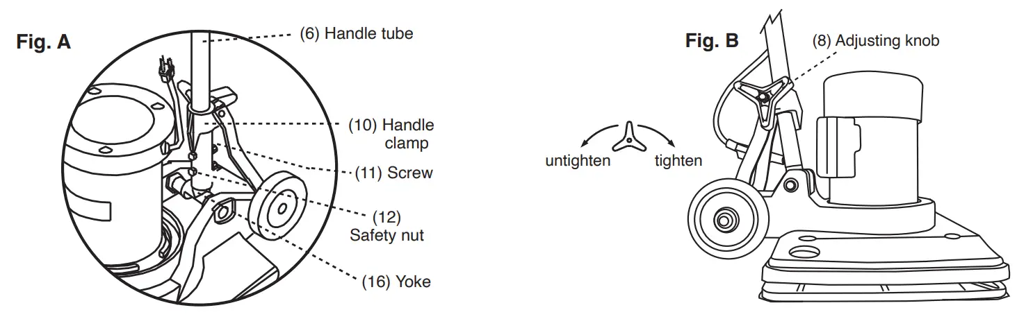 LAVEX JANITORIAL SP 15 Pro Series Floor Machines - GENERAL DIAGRAM2