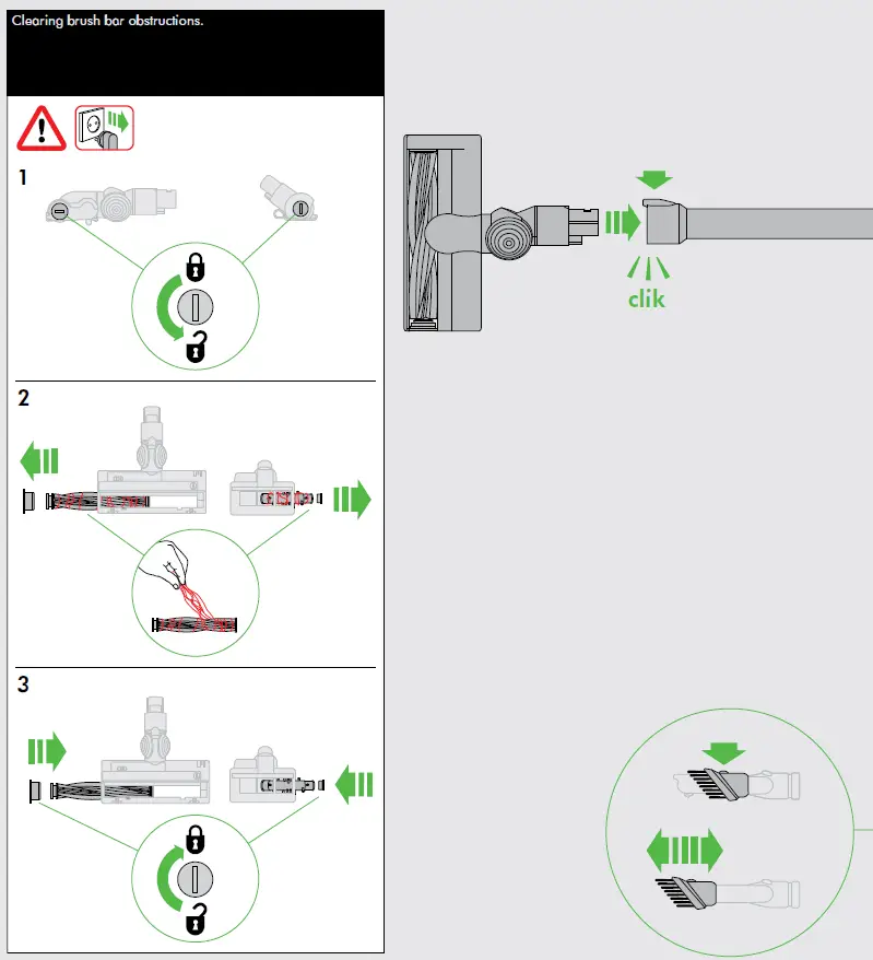 DYSON DC62 Cordless Vacuum Cleaner Operating fig-5