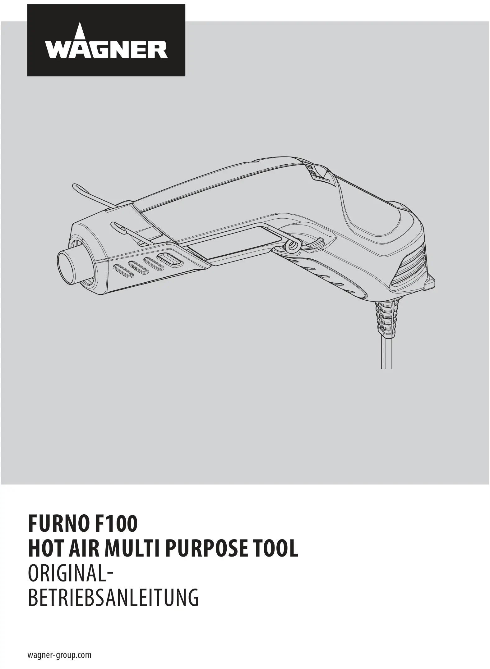 WAGNER Furno F100 Hot Air Multi Purpose Tool Instruction Manual