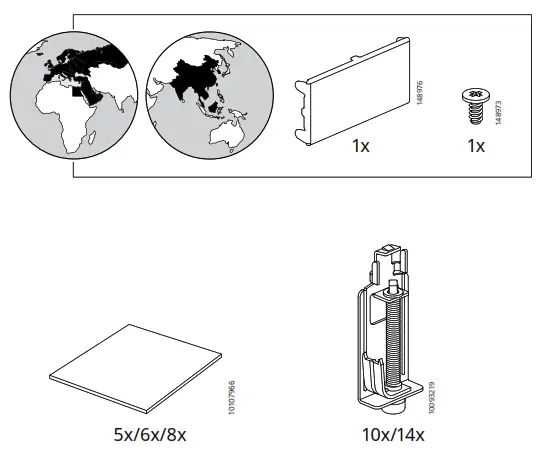 IKEA AA-2328141-3-100 VRESJÖN Built-In Sink - Figure2