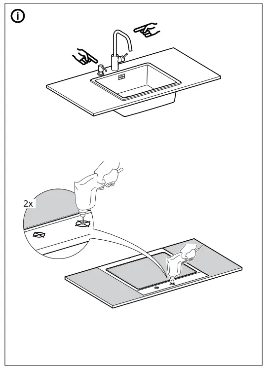 IKEA AA-2328141-3-100 VRESJÖN Built-In Sink - Figure6