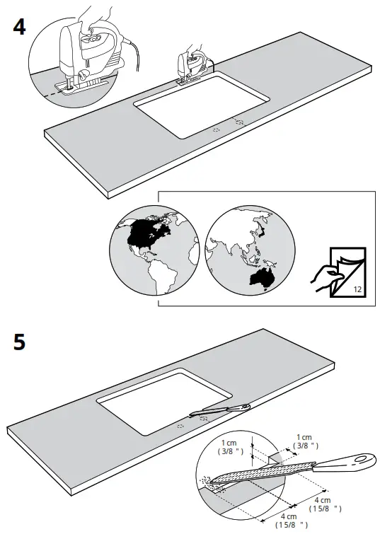IKEA AA-2328141-3-100 VRESJÖN Built-In Sink - Figure7