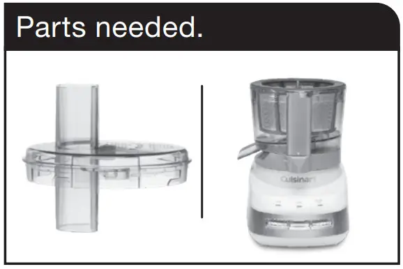 Cuisinart MFP-JC Core Essentials Juicing Center Accessory - locking marks