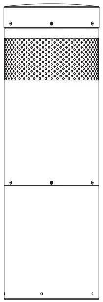 COASTAL SOURCE B10SW8BN 10.0 Bollard Subwoofer