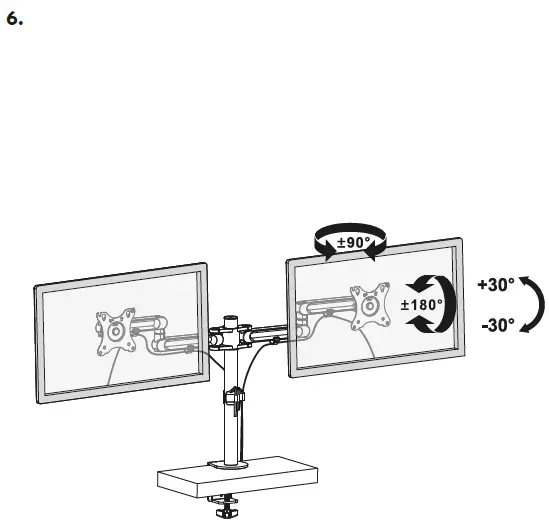 DELTACO-GAMING-GAM-117-W-Counterbalance-Monitor-Arm-fig- (8)