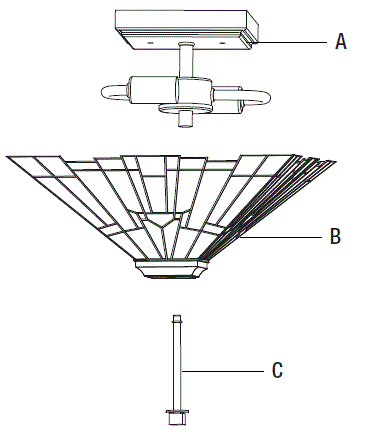 HOME-DECORATORS-COLLECTION-HD7837M-Waterville-12-Inch-2-Light-Matte-Black-Tiffany-Semi-Flush-Mount-fig-3