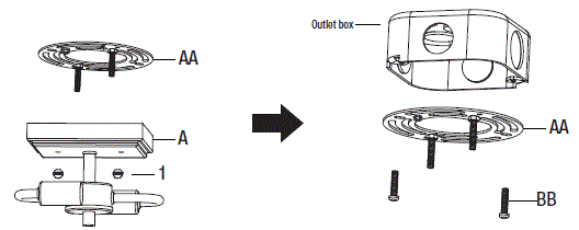 HOME-DECORATORS-COLLECTION-HD7837M-Waterville-12-Inch-2-Light-Matte-Black-Tiffany-Semi-Flush-Mount-fig-4