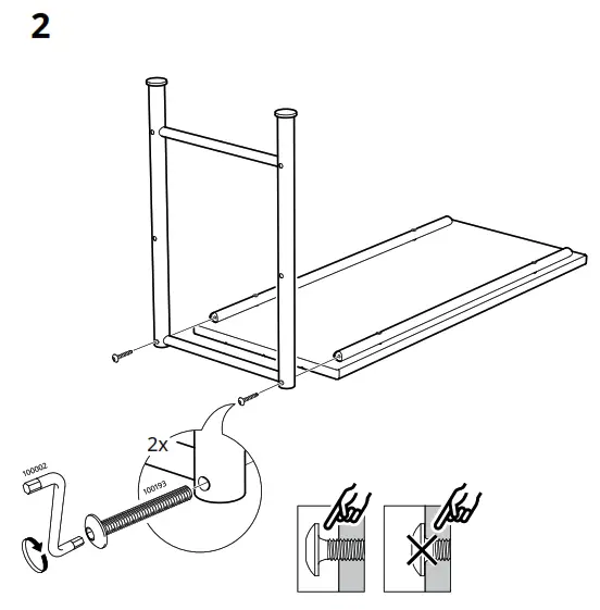 IKEA PINNIG Bench with Shoe Storage - Figure3