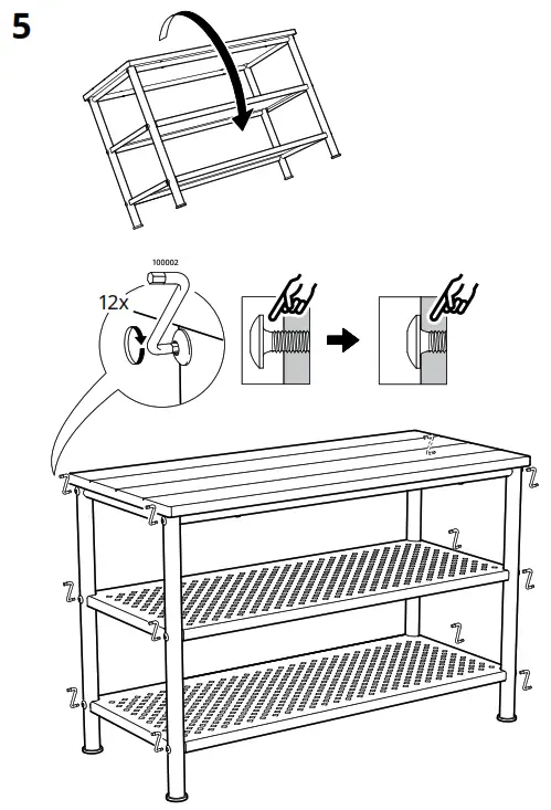 IKEA PINNIG Bench with Shoe Storage - Figure6