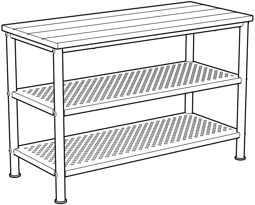 IKEA PINNIG Bench with Shoe Storage