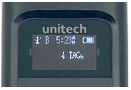 unitech RP902 MFi Bluetooth UHF Pocket Reader - Battery5