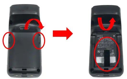 unitech RP902 MFi Bluetooth UHF Pocket Reader - Battery7