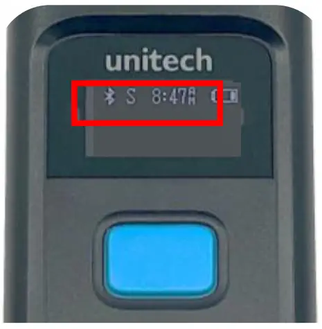 unitech RP902 MFi Bluetooth UHF Pocket Reader - LCD Display