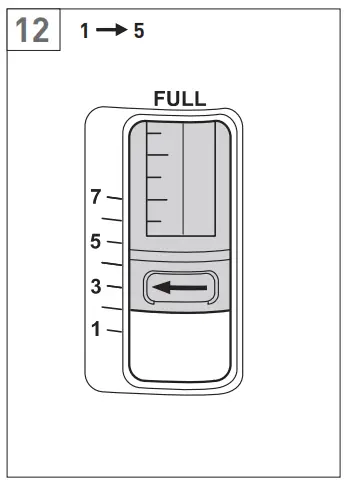Flow Adjustment (6/3 Litres ---> 4/2.6 Litres)