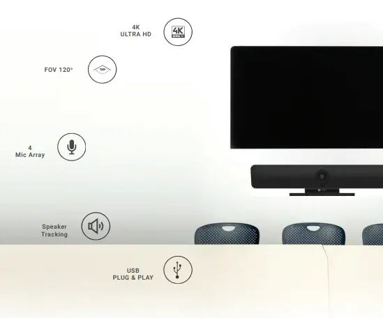 A-T-IKON-200-Video-Soundbar-with-Speaker-Tracking-fig-1