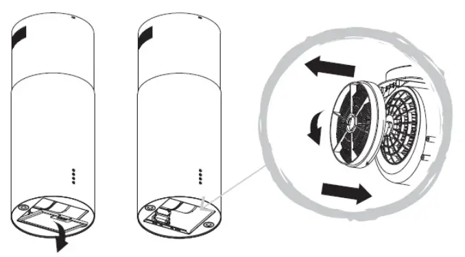COOKOLOGY CYL351BK Cooker Hood - clockwise