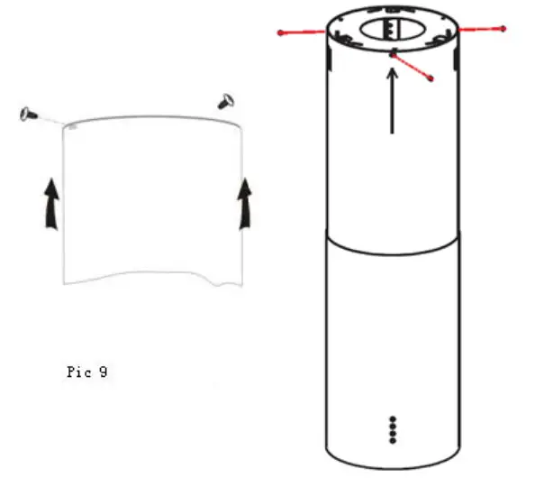 COOKOLOGY CYL351BK Cooker Hood - hanging
