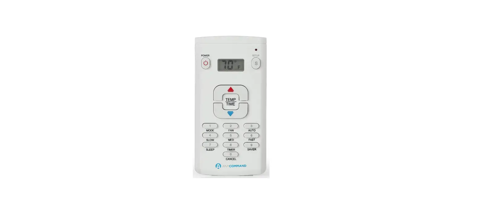 Anycommand Acr-20 Air Conditioner Remote Control User Manual Anycommand Acr-20 Air Conditioner Remote Control User Manual