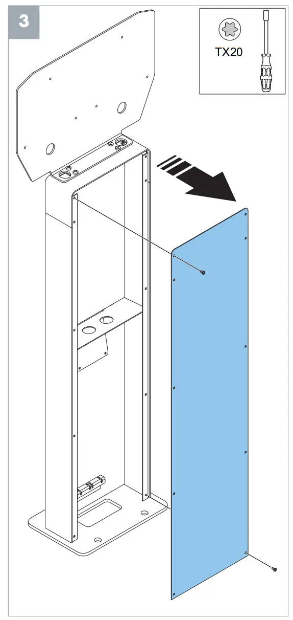 GARO EPGSD Ground Stand Entity -bracket11
