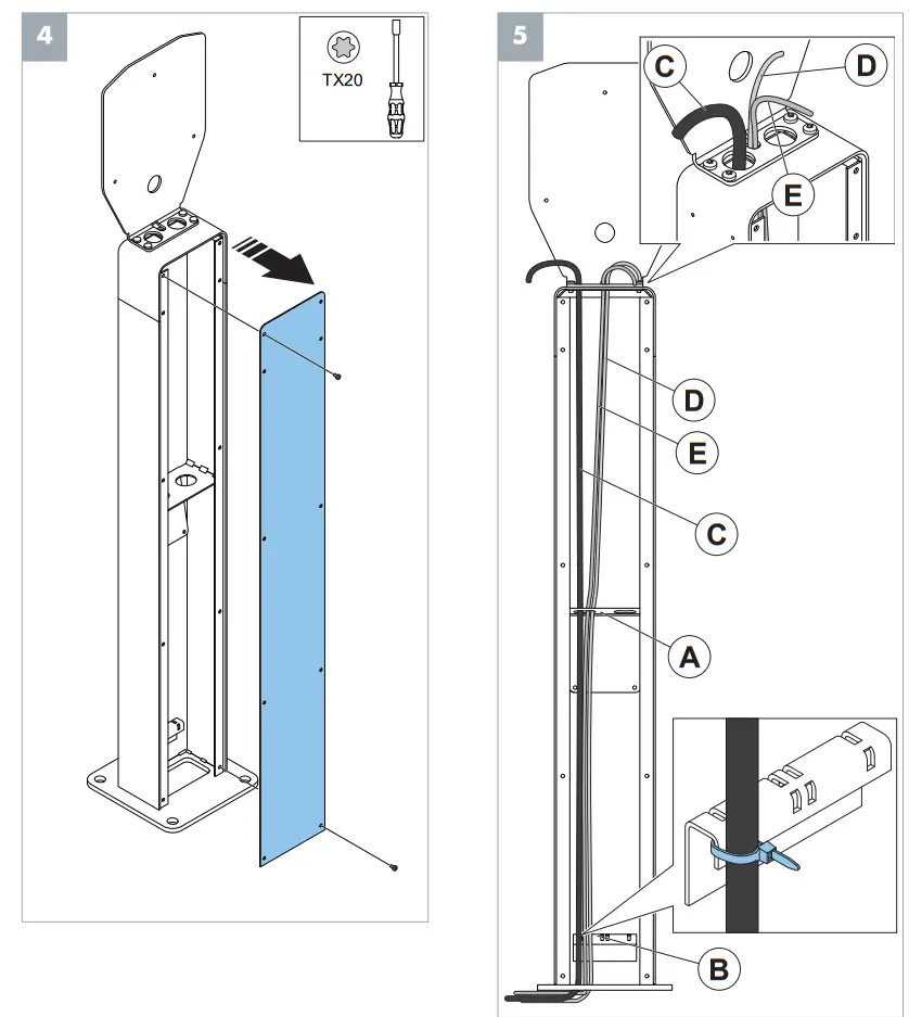GARO EPGSD Ground Stand Entity -bracket6