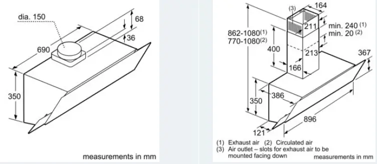 SIEMENS-LC95KA670-iQ100-Wall-mounted-Extractor-Hood-FIG-2